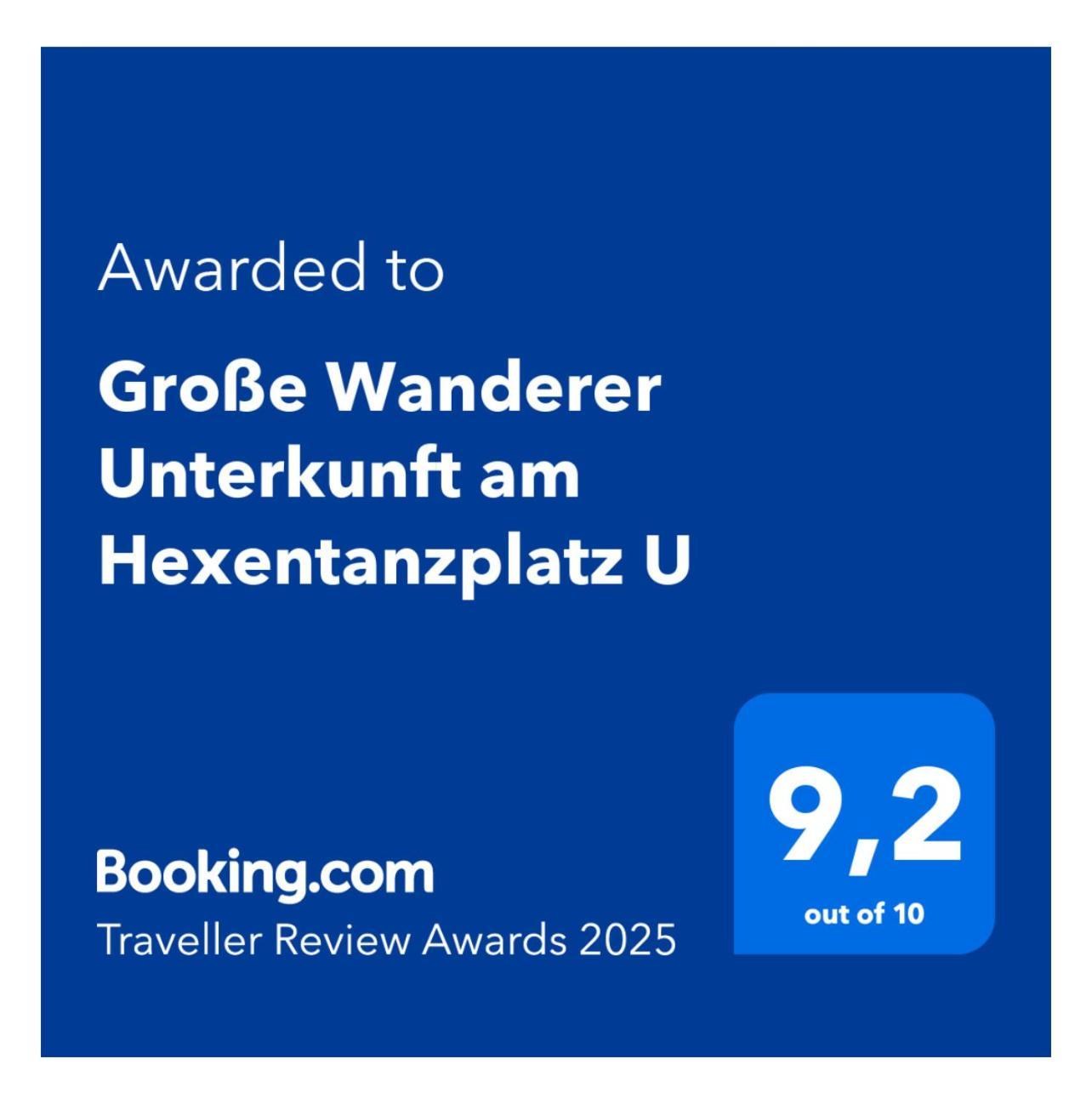Grosse Wanderer Unterkunft Am Hexentanzplatz U 塔勒 外观 照片